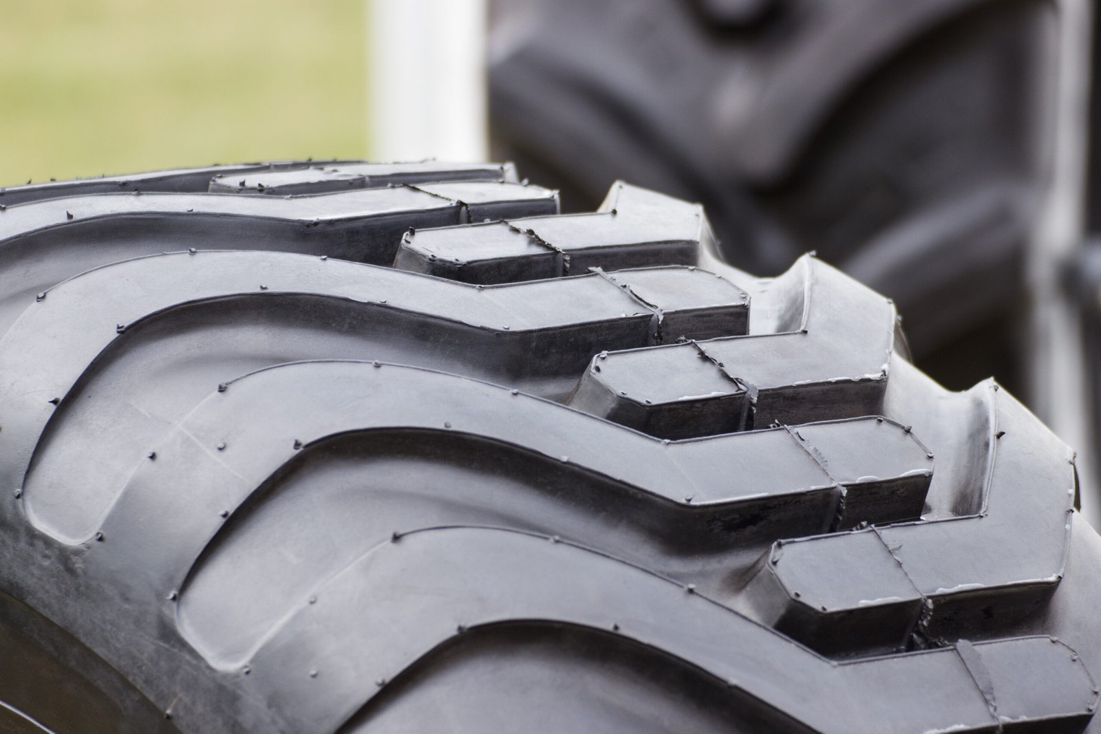 Black tyre using in vehicle, tractor or other industrial and agricultural machine