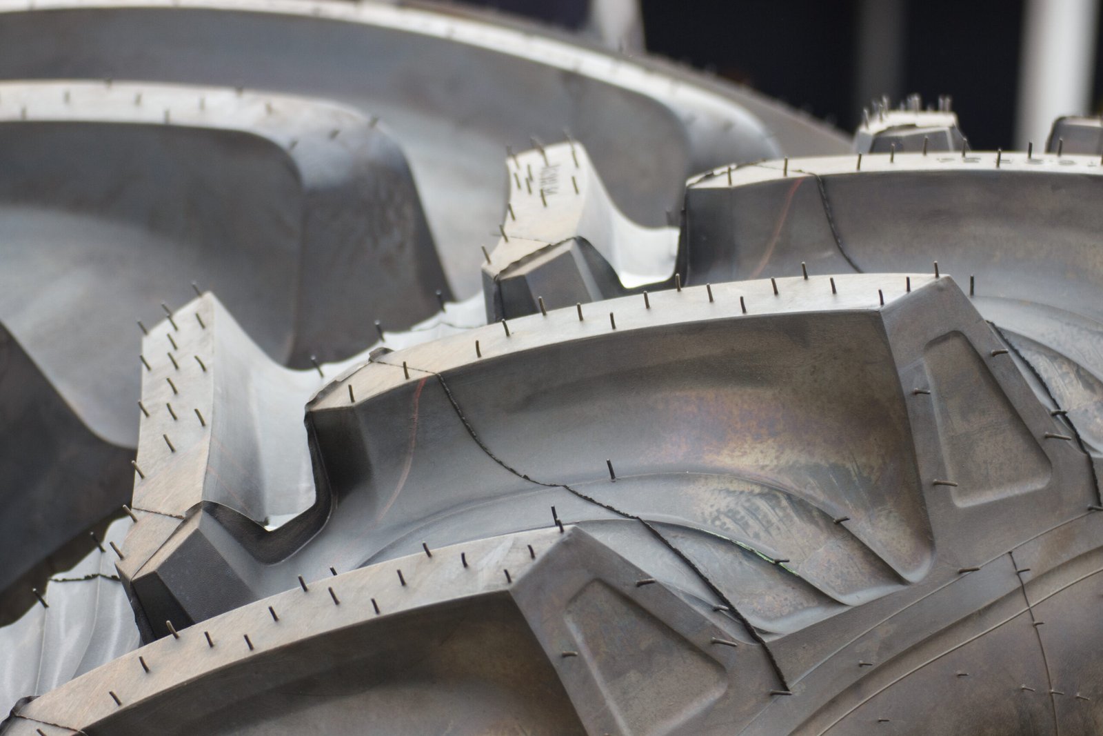Black tyre using in vehicle, tractor or other industrial and agricultural machine